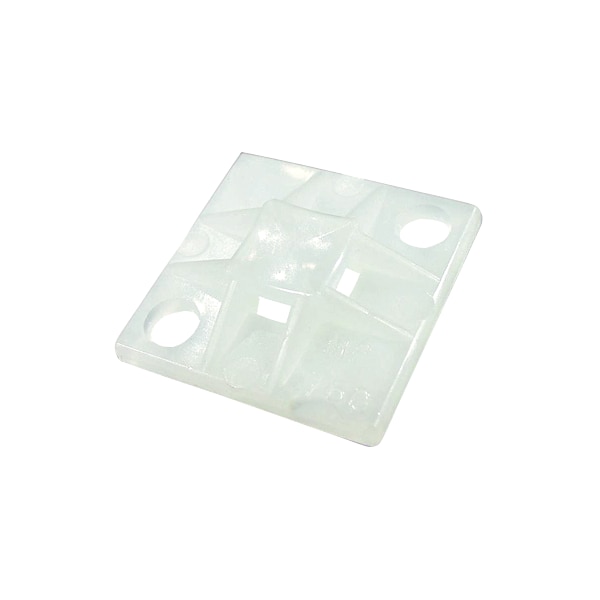Black Nylon Mounting Pads, 1" X 1", PK100